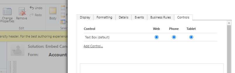 Embed Canvas App In A Model Driven App